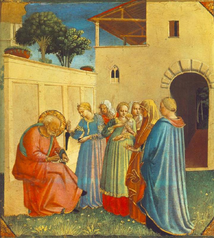 ANGELICO  Fra The Naming of St. John the Baptist Spain oil painting art
